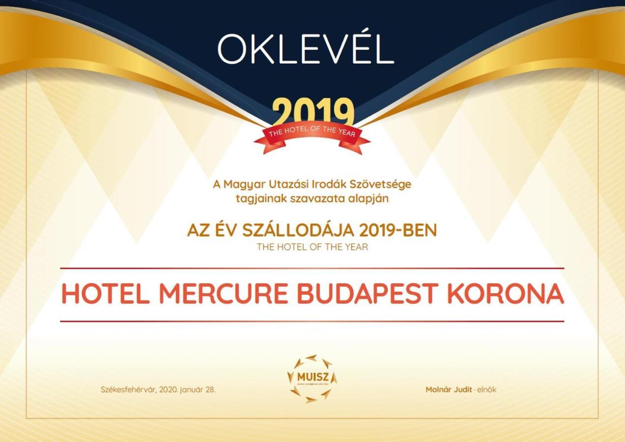 Mercure Budapest Korona Hotel Kültér fotó